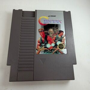 Contra Nintendo NES Konami 1988 Video Game Cartridge NES-CT-USA Authentic
